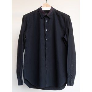Paul Smith Men's Dress Shirt Slim Fit Black Size M